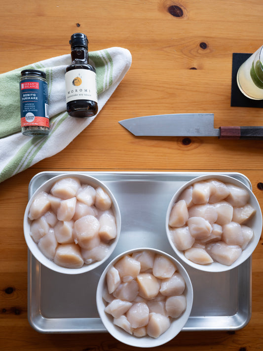 Vertical Bay Scallop Omakase Box